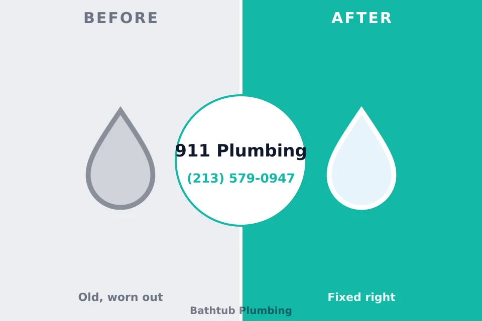 Before and after: plumbing repair Mahopac, NY